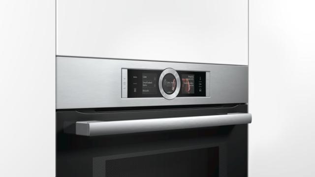 Фурна Bosch HNG6764S1, Combi microwave oven, 4D, Pyro, addSteam, roastingSensor, bakingSensor, 1-lvl pyro rail