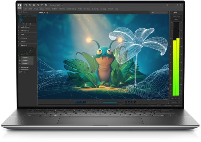 Лаптоп Dell Precision 5570, Intel Core i7-12700H (14 cores, 24 MB cache, up to 4.70GHz), 15.6" Ultrasharp UHD+ HDR400, (3840x2400), Touch, 16GB, 2x8GB, DDR5, 4800Mhz, 512GB SSD PCIe M.2, NVIDIA RTX A2000 8GB DDR6, IR Cam&Mic, Wifi 6E+ BT, Backlit Kb,
