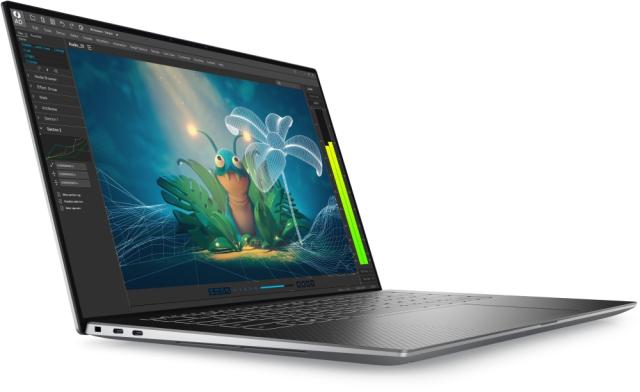 Лаптоп Dell Precision 5570, Intel Core i7-12700H (14 cores, 24 MB cache, up to 4.70GHz), 15.6" FHD+ (1920x1200) AG 500 nits, 100% sRGB, 16GB (2x8GB) DDR5 4800Mhz, 512GB SSD PCIe M.2, NVIDIA RTX A1000 4GB, IR Cam and Mic, AX201+ BT, Backlit Kb, Win 11