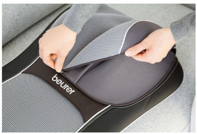 Масажор Beurer MG 295 HD 3D Shiatsu seat cover black + Beurer MG 17 spa mini massager
