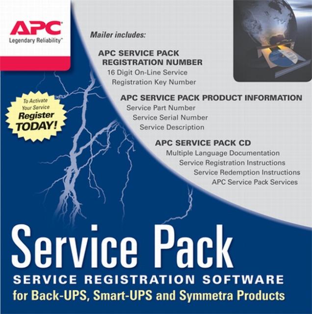 Допълнителна гаранция APC Service Pack 3 Year Warranty Extension (for new product purchases)