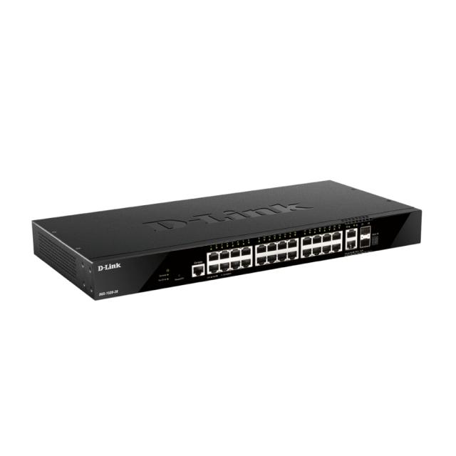Комутатор D-Link 20 ports GE PoE + 4 ports 2.5 GE PoE + 2 10GE ports + 2 SFP+ Smart Managed Switch