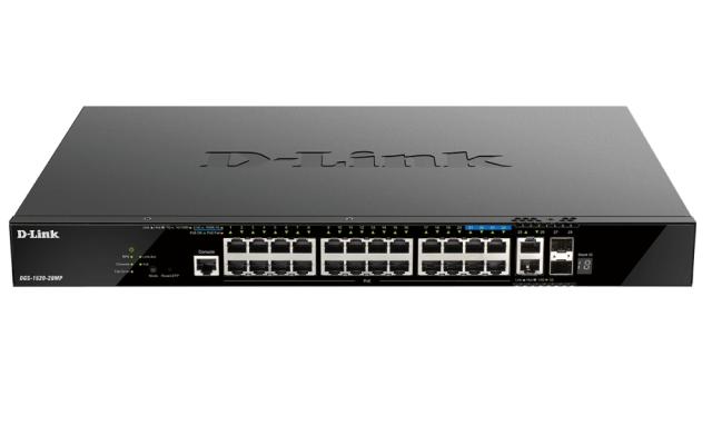Комутатор D-Link 20 ports GE PoE + 4 ports 2.5 GE PoE + 2 10GE ports + 2 SFP+ Smart Managed Switch