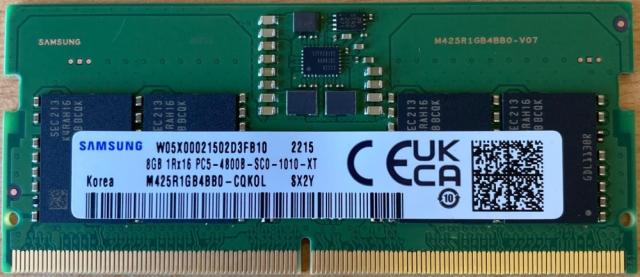 Памет Samsung M425R1GB4BB0-CQK 8GB DDR5 4800MT/s Non ECC Memory RAM SODIMM