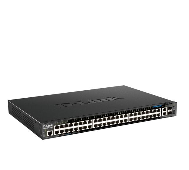 Комутатор D-Link 44 ports GE PoE + 4 ports 2.5 GE PoE + 2 10 GE ports + 2 SFP+ Smart Managed Switch