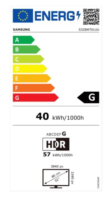 Монитор Samsung 32BM701, 32" VA LED, SMART, 60 Hz, 4 ms GTG, 3840x2160, 300 cd/m2, 3000:1, HDR 10, Eye Saver, Flicker Free, Auto Source Switch+, USB-C, 3xUSB 2.0, 2xHDMI 2.0, Wi-Fi 5, Bluetooth 4.2, Speakers, 178°/178°, White