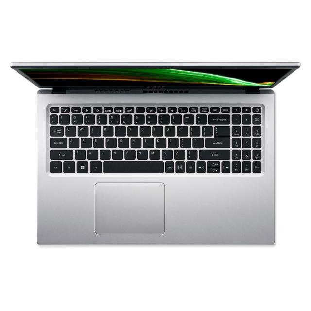 Лаптоп Acer Aspire 3, A315-58G-38LD, Intel Core i3-1115G4 (up to 4.1 GHz, 6MB), 15.6" FHD (1920x1080) AG LED, HD Cam, 8GB DDR4 (4GB onboard), 512GB SSD PCIe, NVIDIA Geforce MX350 2GB DDR5, 802.11ac, BT 5.0, Finger Print Reader, Linux, Silver