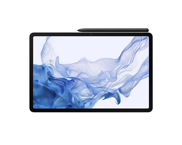 Таблет Samsung SM-X700 TAB S8 Wi-Fi 11", 2560 x 1600 TFT, HDR10+, 120Hz, 128 GB, Octa-Core (1x3.00 GHz, 3x2.5 GHz, 4x1.8GHz), 8 GB RAM , 4xAKG Tuned Speakers, Bluetooth 5.2, 13 MP, 6 MP + 12 MP Selfie, 8000 mAh, Android 12, Silver