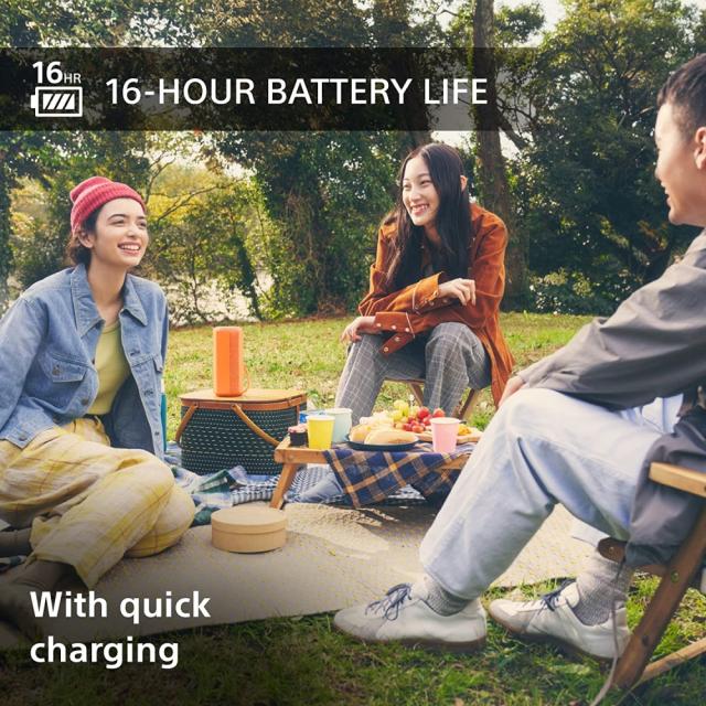 Тонколони Sony SRS-XE200 Portable Wireless Speaker, Orange