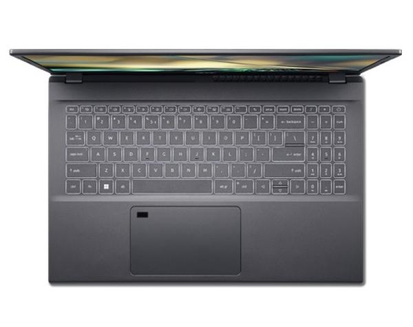Лаптоп Acer Aspire 5, A515-47-R76E, AMD Ryzen 5 5625U (2.30 GHz up to 4.30 GHz, 16MB), 15.6" FHD IPS SlimBezel, 8 GB DDR4, 512GB PCIe NVMe SSD, Radeon Vega7 Graphics, WIFI 6E, BT, HD Cam, KB Backlight, Fingerprint reader, Linux, Gray
