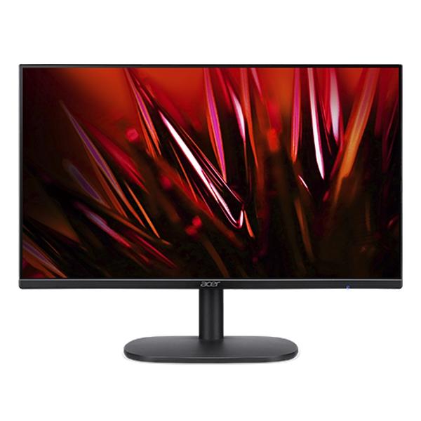 Монитор Acer Nitro EG241YPbmiipx, 23.8" IPS LED, Anti-Glare, FreeSync Premium 165Hz Overclock, 144Hz VA 1ms(VRB), 100M:1, 250nits, 1920x1080, 2xHDMI DP, Audio out, Speakers 2x2W, Tilt, Black with red stripes