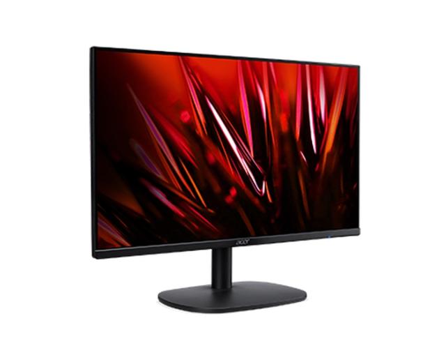 Монитор Acer Nitro EG241YPbmiipx, 23.8" IPS LED, Anti-Glare, FreeSync Premium 165Hz Overclock, 144Hz VA 1ms(VRB), 100M:1, 250nits, 1920x1080, 2xHDMI DP, Audio out, Speakers 2x2W, Tilt, Black with red stripes