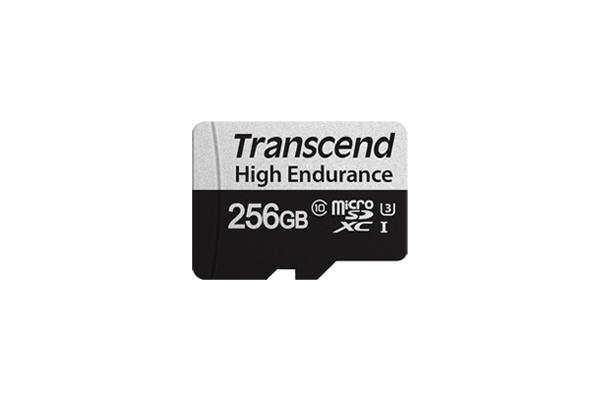 Памет Transcend 256GB microSD w/ adapter U3, High Endurance