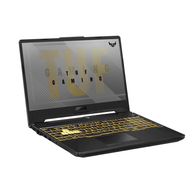 Лаптоп Asus TUF F15 FX506HC-HN007, Intel i7-11800H 2.3GHz (16M Cache, up to 4.6GHz 8 cores),15.6" FHD IPS AG (1920x1080)144 Hz,16GB DDR4 3200(2*8),PCIE NVME 512G M.2 SSD, NVIDIA GeForce RTX 3050 4GB GDDR6,Wi-Fi 6,RGB Kbd, no OS, Grey