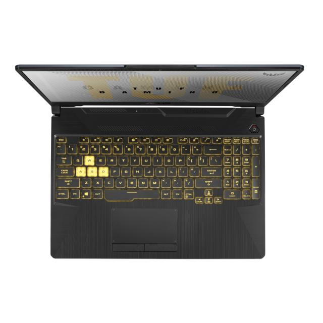 Лаптоп Asus TUF F15 FX506HC-HN007, Intel i7-11800H 2.3GHz (16M Cache, up to 4.6GHz 8 cores),15.6" FHD IPS AG (1920x1080)144 Hz,16GB DDR4 3200(2*8),PCIE NVME 512G M.2 SSD, NVIDIA GeForce RTX 3050 4GB GDDR6,Wi-Fi 6,RGB Kbd, no OS, Grey