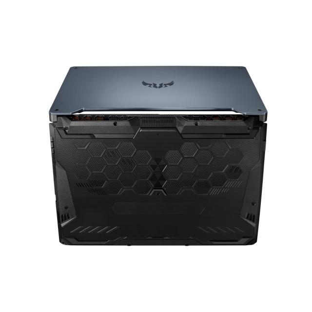 Лаптоп Asus TUF F15 FX506HC-HN007, Intel i7-11800H 2.3GHz (16M Cache, up to 4.6GHz 8 cores),15.6" FHD IPS AG (1920x1080)144 Hz,16GB DDR4 3200(2*8),PCIE NVME 512G M.2 SSD, NVIDIA GeForce RTX 3050 4GB GDDR6,Wi-Fi 6,RGB Kbd, no OS, Grey