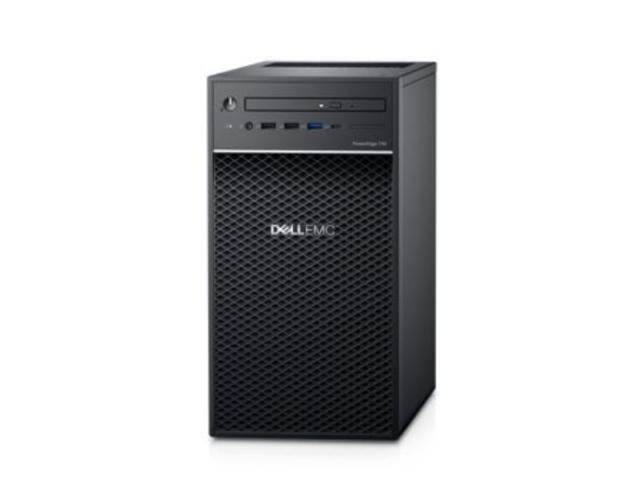 Сървър Dell EMC PowerEdge T40, Intel Xeon E-2224G (3.5GHz, up to 4.7GHz, 4C/4T, 8MB), 8GB 2666MT/s DDR4 ECC UDIMM, 1TB 7.2K RPM SATA HDD, up to 3 Hard Drives, No RAID with Embedded SATA, DVD+/-RW, 1Y NBD
