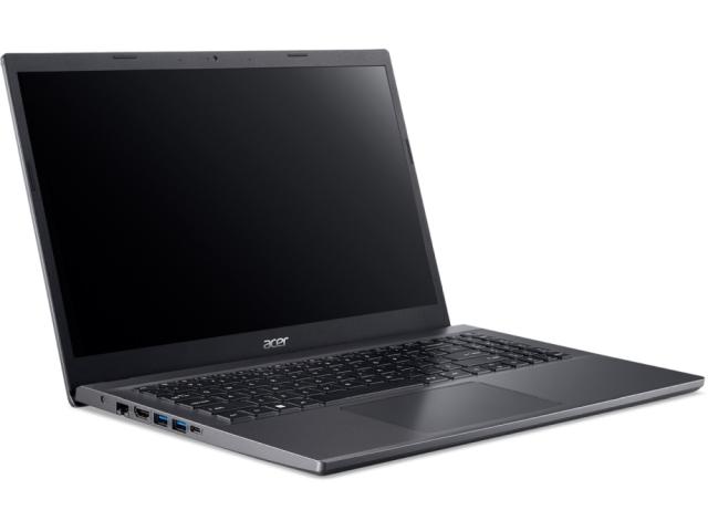 Лаптоп Acer Aspire 5, A515-57G-59YF, Intel Core i5-1235U (3.30 GHz up to 4.40 GHz, 12MB), 15.6" FHD IPS SlimBezel, 8 GB DDR4 (4+4), 512GB PCIe NVMe SSD, NVIDIA GeForce MX550 2GB DDR6, WIFI AX, BT, HD Cam, KB Backlight, Fingerprint reader, Linux, Gray