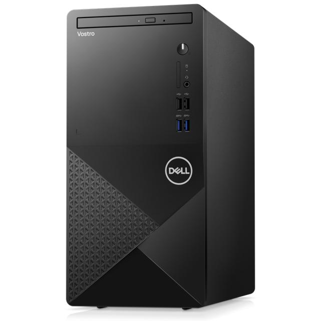 Настолен компютър Dell Vostro 3910 MT, Intel Core i3-12100 (12M Cache, up to 4.3GHz), 4GB, 4Gx1, DDR4, 3200MHz, 1TB 7200RPM 3.5" SATA, Intel UHD Graphics 730 , Wi-Fi 6, BT, Keyboard&Mouse, Win 11 Pro, 3Y PS