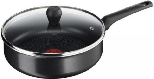 Тиган Tefal B3093242, Invissia Saute pan + lid 24 cm