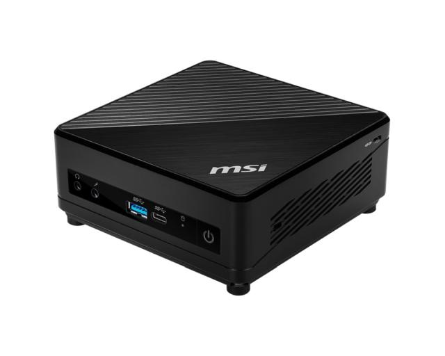 Настолен компютър MSI Cubi 5 10M-412EU, Intel Core i7-10510U (4C/8T, 1.80 GHz up to 4.90 GHz), 65W, M.2 PCIE 1TB SSD, 16GB (8GBx2) SO-DIMM DDR4, 802.11 AX, BT 5.1, Windows 11 Pro, 21IN1, 124 X 124 X 53.7 mm, 0.55 kg, Black