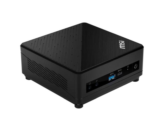 Настолен компютър MSI Cubi 5 10M-412EU, Intel Core i7-10510U (4C/8T, 1.80 GHz up to 4.90 GHz), 65W, M.2 PCIE 1TB SSD, 16GB (8GBx2) SO-DIMM DDR4, 802.11 AX, BT 5.1, Windows 11 Pro, 21IN1, 124 X 124 X 53.7 mm, 0.55 kg, Black