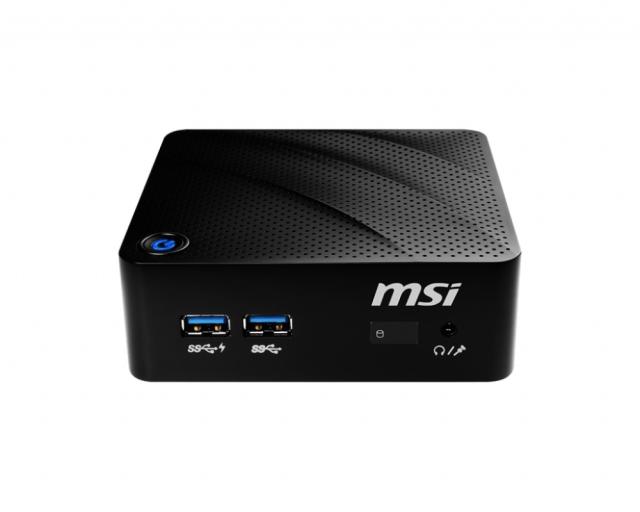 Настолен компютър MSI CUBI N JSL-043EU, Intel Celeron N4500 (2C, up to 2.80 GHz), 65W, Air cooling, M.2 SATA 128GB SSD, 4GB DDR4 2933MHz SO-DIMM (1slot free), Up to 16 GB, 802.11 AX, BT 5.1, Windows 11 Pro, 12IN1, 116 x 112 x 50.47 mm, 0.50 kg, VESA 