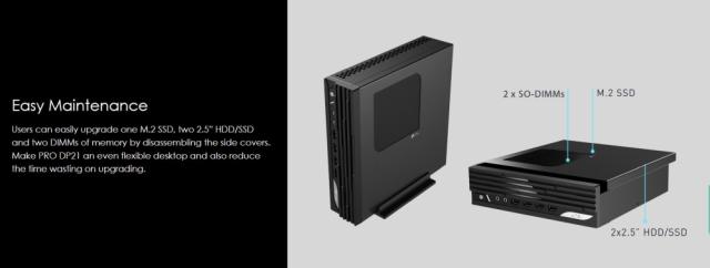 Настолен компютър MSI PRO DP21, 11MA-091EU, i5-11400, Intel H510, Intel UHD Graphics, SO-DIMM DDR4 8GB (up to 64GB), 256GB M.2 PCIe SSD, 1x M.2 SSD, 2x 2.5", Intel AC 9462 WiFi M.2, COM port, Windows 11 Pro, 120W Adapter, 3 Year Warr, 1.27 Kg, VESA 1