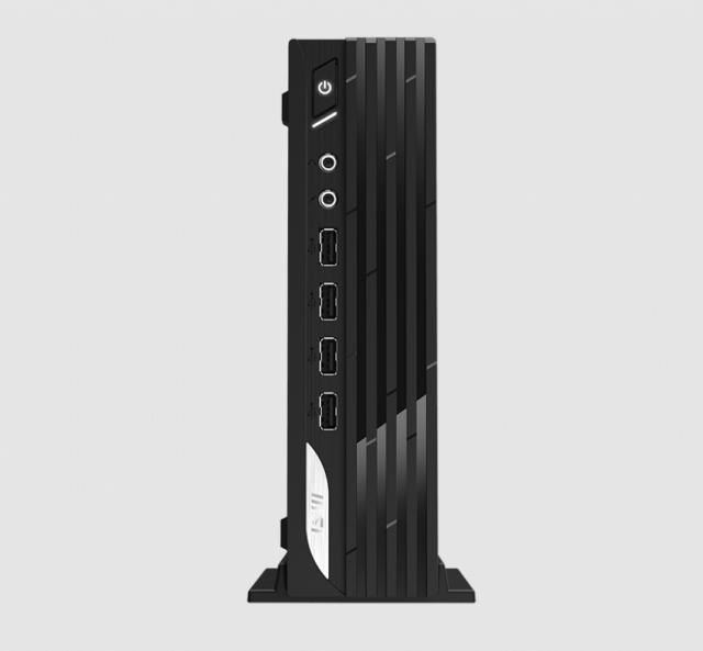 Настолен компютър MSI PRO DP21, 11MA-218EU, i7-11700, Intel H510, Intel UHD Graphics, SO-DIMM DDR4 8GB (up to 64GB), 512GB M.2 PCIe SSD, 1x M.2 SSD, 2x 2.5", Intel AC 9462 WiFi M.2, COM port, Windows 11 Pro, 120W Adapter, 3 Year Warr., 1.27 Kg, VESA 