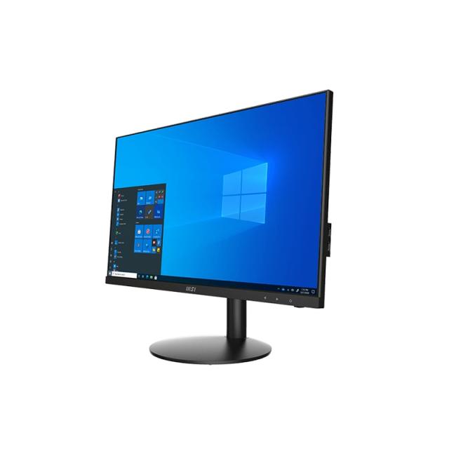Настолен компютър - всичко в едно MSI PRO AP241 11M-244EU, AiO, i3-10105 (4C/8T 3.7GHz up to 4.40 GHz), 23.8" IPS (1920x1080) MSI Eye Care, 8GB DDR4 SO-DIMM (1 slot free up to 64GB), 256GB SSD M.2 PCIE, 1x 2.5” free, Intel WiFi, BT 5.1, COM PORT, Win