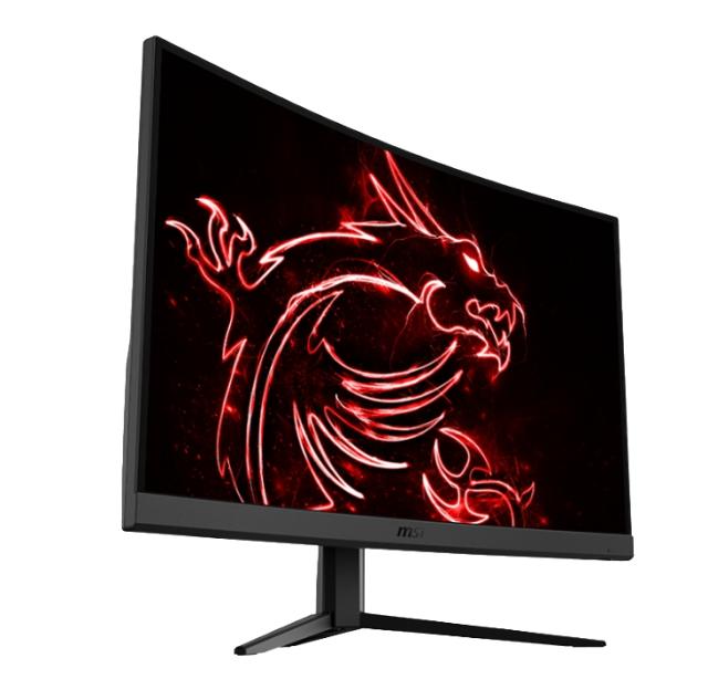 Монитор MSI Optix G32C4, 31.5", 1ms, 165Hz, VA, CURVED 1500R, FHD 1920x1080, AG, 95% DCI-P3, FreeSync, Anti-Flick, LBL, 250 cd/m2, Contrast 3000:1, DCR 100M:1, 2 x HDMI, DP, 1x Earphone out , Tilt, VESA100, Frameless 9S6-3DA61T-002