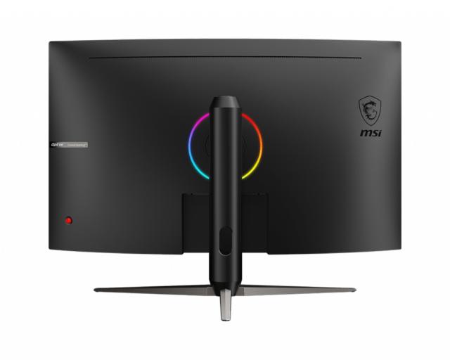 Монитор MSI Optix AG321CQR, 31.5", 165Hz, VA, WQHD 2560x1440, CURVED 1500R, AG, 97.59% DCI-P3, AMD FreeSync Premium, Anti-Flicker, LBL, Mystic Light, Contrast 3000:1, 1x DP(1.2a), 1x HDMI (2.0b), HEIGHT Adj. 90mm, Frameless, VESA75, CONSOLE MODE, 9S6