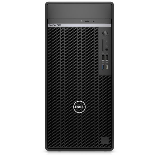 Настолен компютър Dell OptiPlex 7000 MT, Intel Core i5-12600K (10 Cores/20MB/3.7GHz to 4.9GHz), 16GB (1x16GB) DDR5, 512GB SSD PCIe M.2, AMD Radeon RX 640 4GB, 500W, Keyboard&Mouse, Win 11 Pro, 3Y BOS