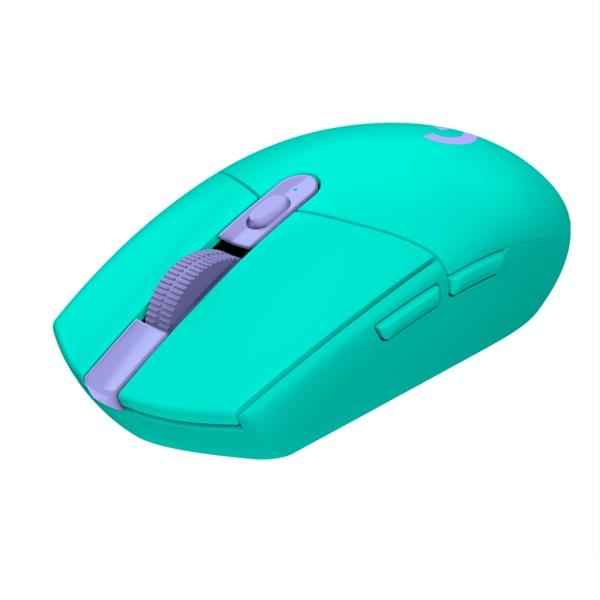 Мишка Logitech G305 Wireless Mouse, Lightsync RGB, Lightspeed Wireless, HERO 12K DPI Sensor, 400 IPS, 6 Programmable Buttons, Mint