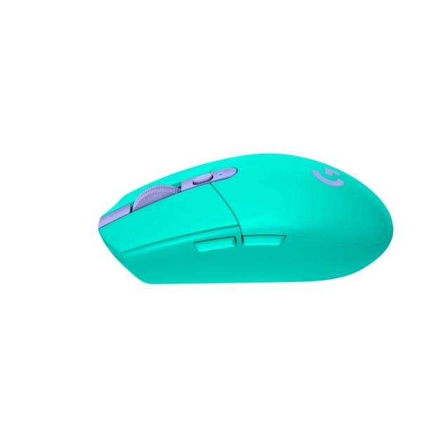 Мишка Logitech G305 Wireless Mouse, Lightsync RGB, Lightspeed Wireless, HERO 12K DPI Sensor, 400 IPS, 6 Programmable Buttons, Mint