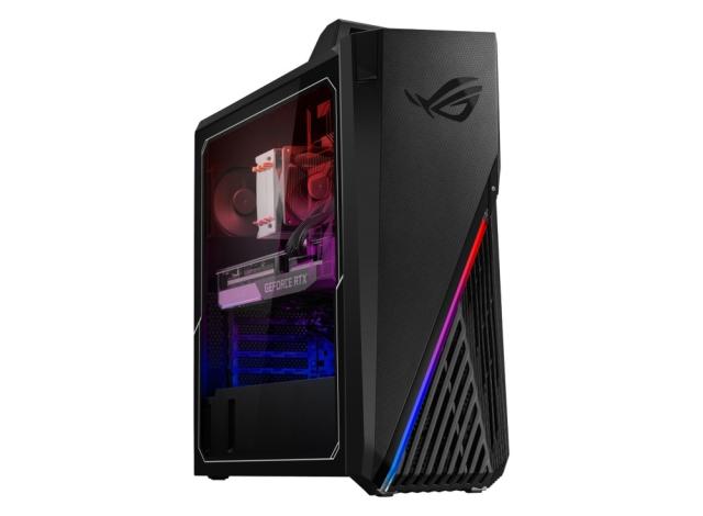 Настолен компютър Asus Gaming,G15DK-WB7626, AMD Ryzen 7 5800X, 3.8GHz(36M Cache, up to 4.7GHz, 8 cores, 16-thread), DDR4 16GB (8GB DDR4 U-DIMM*2), 512GB PCIE G4 SSD+2TB 7200RPM, RTX3060Ti 8GB DDR6: 3xDP, 2xHDMI, 700W power supply(80+ Bronze, peak 750