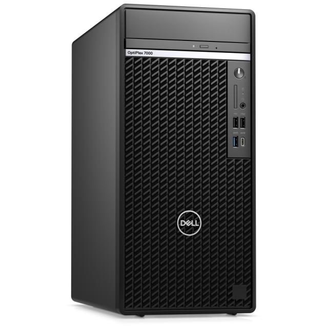 Настолен компютър Dell OptiPlex 7000 MT, Intel Core i7-12700 (12 Cores/25MB/2.1GHz to 4.9GHz), 16GB (1x16GB) DDR5, 512GB SSD PCIe M.2, nVidia GeForce RTX3070 8GB, 500W, Keyboard&Mouse, Win 11 Pro, 3Y BOS