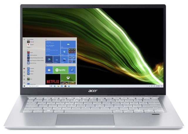 Лаптоп Acer Swift 3, SF314-511-30EN, Core i3-1115G4(3.00GHz up to 4.10GHz, 6MB), 14" FHD IPS, 8GB DDR4 onbord, 512GB PCIe SSD, Intel UMA Graphics, WiFi6ax+BT 5.0, Backlit KB, FPR, No OS, Silver+Acer 7in1 Type C dongle: 1 x HDMI, 3 x USB3.2, 1 x SD/TF