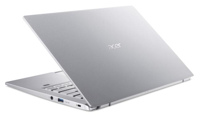 Лаптоп Acer Swift 3, SF314-511-30EN, Core i3-1115G4(3.00GHz up to 4.10GHz, 6MB), 14" FHD IPS, 8GB DDR4 onbord, 512GB PCIe SSD, Intel UMA Graphics, WiFi6ax+BT 5.0, Backlit KB, FPR, No OS, Silver+Acer 7in1 Type C dongle: 1 x HDMI, 3 x USB3.2, 1 x SD/TF