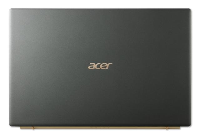 Лаптоп Acer Swift 5, SF514-55T-763Z, Core i7-1165G7(2.80GHz up to 4.70GHz, 12MB), 14" FHD IPS Touch, 16GBLPDDR4X onbord, 1024GB PCIe SSD, Intel Iris Xe Graphics, WiFi6ax+BT 5.0, Backlit KB, FPR, Win 10 Pro, Mist Green+Acer 7in1 Type C dongle: 1 x HDM