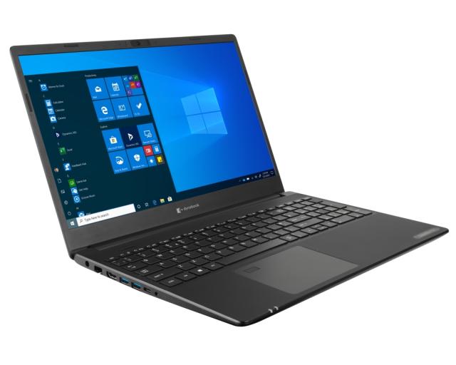 Лаптоп Dynabook Toshiba Satellite Pro L50-G-1C1, Intel Core i7-10710U (12M Cache, up to 4.70 GHz), 15.6"(1920x1080) AG, 8GB (1x8GB) 2666MHz DDR4, 256GB SSD PCIe M.2, nVIDIA MX250 2GB(GDDR5), Cam, BT, Intel 11ax+acagn+BT, Black, Win 10 Pro+uGo Laptop 