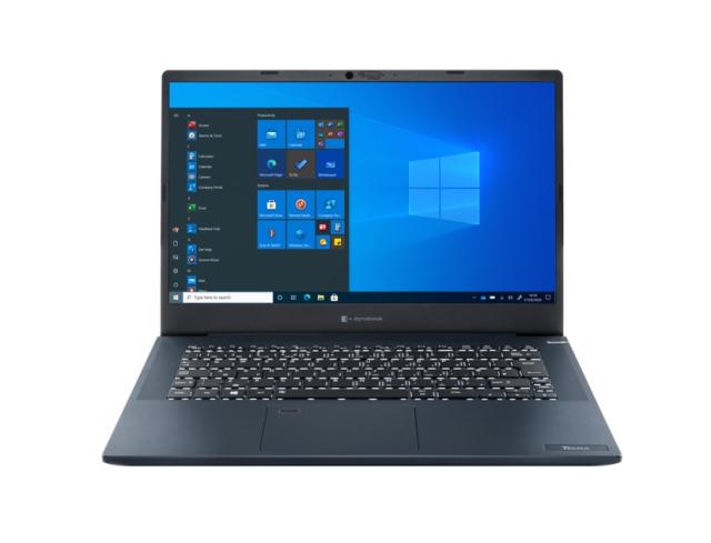 Лаптоп Dynabook Toshiba Tecra A40-J-10X, Intel Core 1135G7 (8M Cache, up to 4.20 GHz), 14''(1920x1080) AG, 8GB 3200MHz DDR4, 512GB SSD PCIe M.2, shared graphics, HD Cam, BT, Intel 11ax+acagn,  Dark Blue, Win10 Pro+uGo Laptop bag, Asama BS200 14.1" Bl