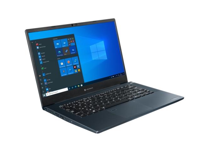 Лаптоп Dynabook Toshiba Tecra A40-J-10X, Intel Core 1135G7 (8M Cache, up to 4.20 GHz), 14''(1920x1080) AG, 8GB 3200MHz DDR4, 512GB SSD PCIe M.2, shared graphics, HD Cam, BT, Intel 11ax+acagn,  Dark Blue, Win10 Pro+uGo Laptop bag, Asama BS200 14.1" Bl