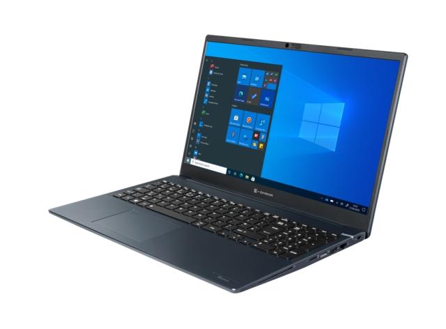 Лаптоп Dynabook Toshiba Tecra A50-J-12, Intel Core i5-1135G7 (8M Cache, up to 4.20 GHz),15.6"(1920x1080) AG, 8GB 3200MHz DDR4 , 256GB SSD PCIe M.2, shared graphics, HD Cam, BT, Intel 11ax+acagn, Dark Blue, Win10 Pro+uGo Laptop bag 15.6" Black