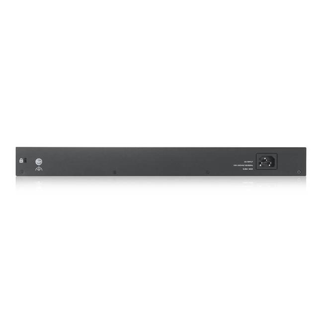 Комутатор ZyXEL GS2220-28HP, EU region, 24-port GbE L2 PoE Switch with GbE Uplink (1 year NCC Pro pack license bundled)