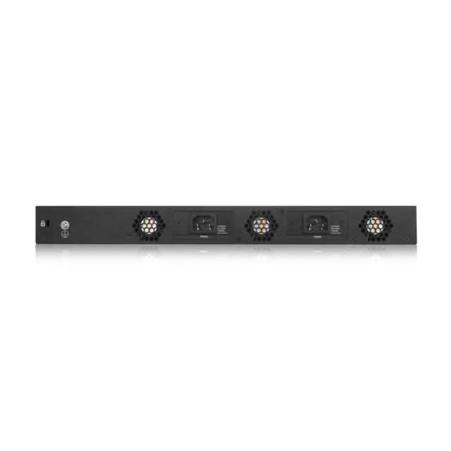 Комутатор ZyXEL XS3800-28, 28-port 10GbE L2+ Managed Switch Nebula Flex Pro (dual AC,1 year NCC Pro pack license bundled)