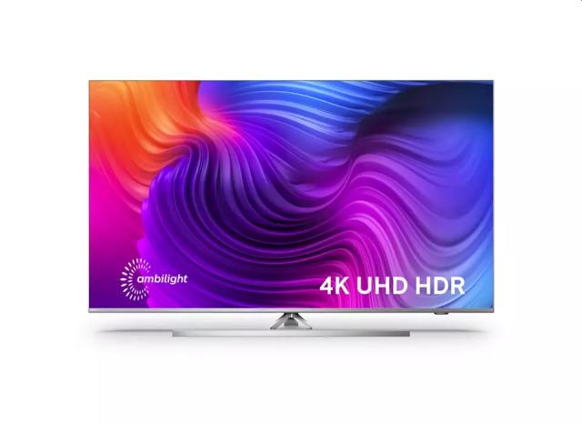 Телевизор Philips 58PUS8506/12, 58" THE ONE, UHD 4K LED 3840x2160, DVB-T2/C/S2, Ambilight 3, HDR10+, HLG, 60Hz, 16GB, BT 4.2, HDMI, USB, Cl+, 802.11ac, Lan, 20W RMS, Swivel Stand, Silver+Sunne ET TV Bracket, 37"-70", max 35kg, max. VESA 600x400, Tilt