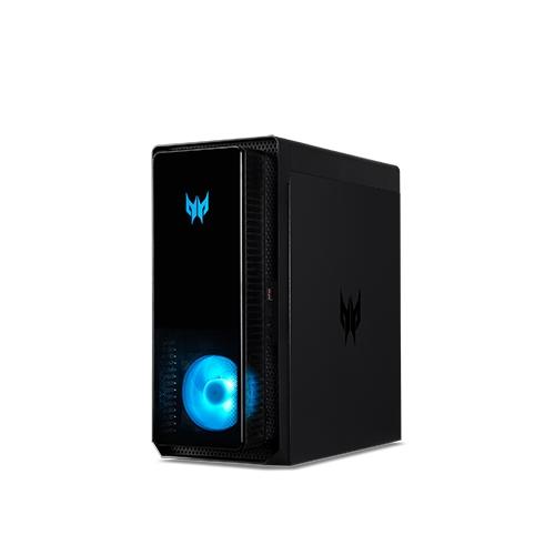 Настолен компютър Acer Predator PO3-640, i5-12400F (up to 4.4GHz, 18MB), 8GB DDR4 2666MHz, 512GB SSD PCI-e, M.2 slot free, no DVD, NVIDIA GeForce RTX 3070 8GB GDDR6, 2*USB 2.0, 6*USB 3.2, 5*Audio jack, GLAN, WiFi 6 & BT5.1, 500W, Tempered Glass Side 