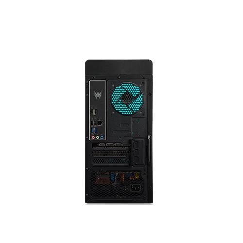 Настолен компютър Acer Predator PO3-640, i5-12400F (up to 4.4GHz, 18MB), 8GB DDR4 2666MHz, 512GB SSD PCI-e, M.2 slot free, no DVD, NVIDIA GeForce RTX 3070 8GB GDDR6, 2*USB 2.0, 6*USB 3.2, 5*Audio jack, GLAN, WiFi 6 & BT5.1, 500W, Tempered Glass Side 