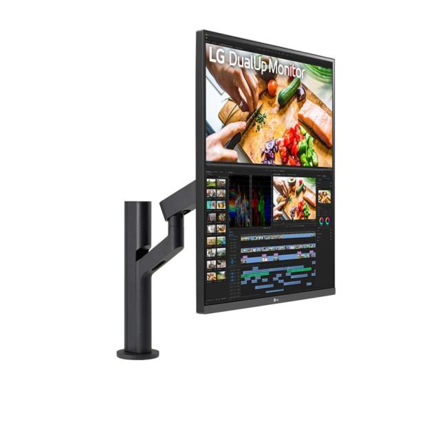 Монитор LG 28MQ780-B, 27.6" 16:18 DualUp Monitor, SDQHD Ergo (2560x2880) Nano IPS Display, DCI-P3 98%, 5ms, 1000:1, 300 cd/m2, HDR10, Speaker MAXX Audio, USB type-C, HDMI, Reader Mode, DP, PBP, Built-in KVM, Tilt/Height/Swivel/Pivot/Extend/Retract, B